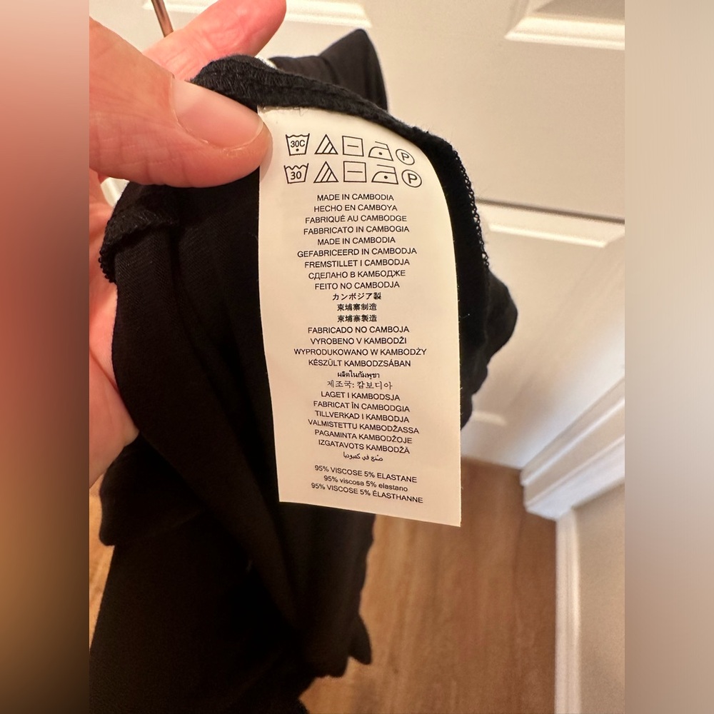 Michael Kors Black Long Sleeve Hooded Dress - Picture 5 of 5